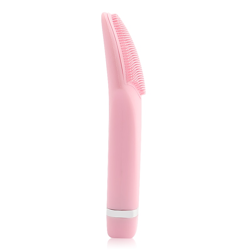 New Silicone Electric Face Brush Cleansing Instrument Facial Vibration Massager Makeup Remover Clean Face Cleansing Brush