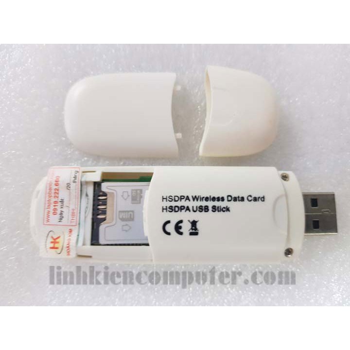 USB DCOM 3G, USB 3G Mobifone Fast Connect dùng được đa mạng, có khe đọc thẻ nhớ