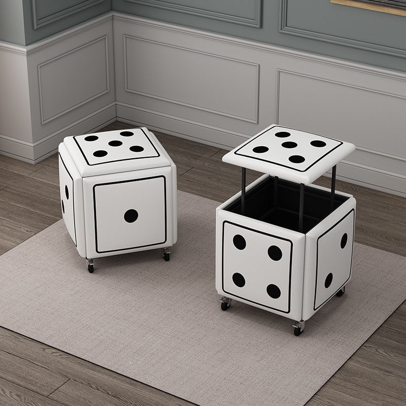 Net người nổi tiếng sáng tạo ghế phân hộ gia đình Ghế khối lập phương Rubik căn hộ nhỏ phòng khách kết hợp ghế xúc xắc l