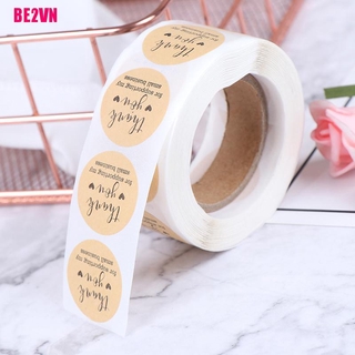 [W&T]Cuộn 500 Nhãn Dán In Với Cảm Ơn
