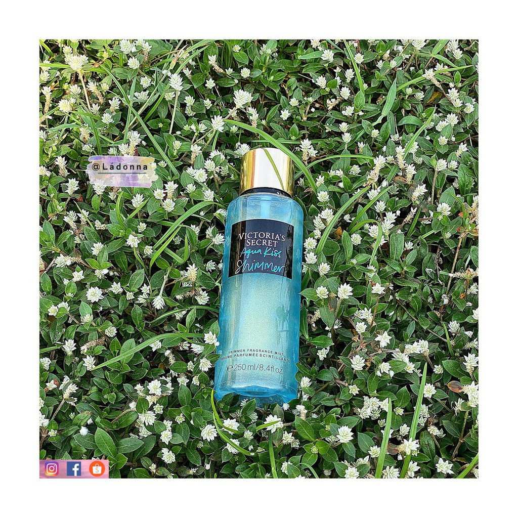Xịt thơm dưỡng thể Aqua Kiss Shimmer- Victoria'S Secret