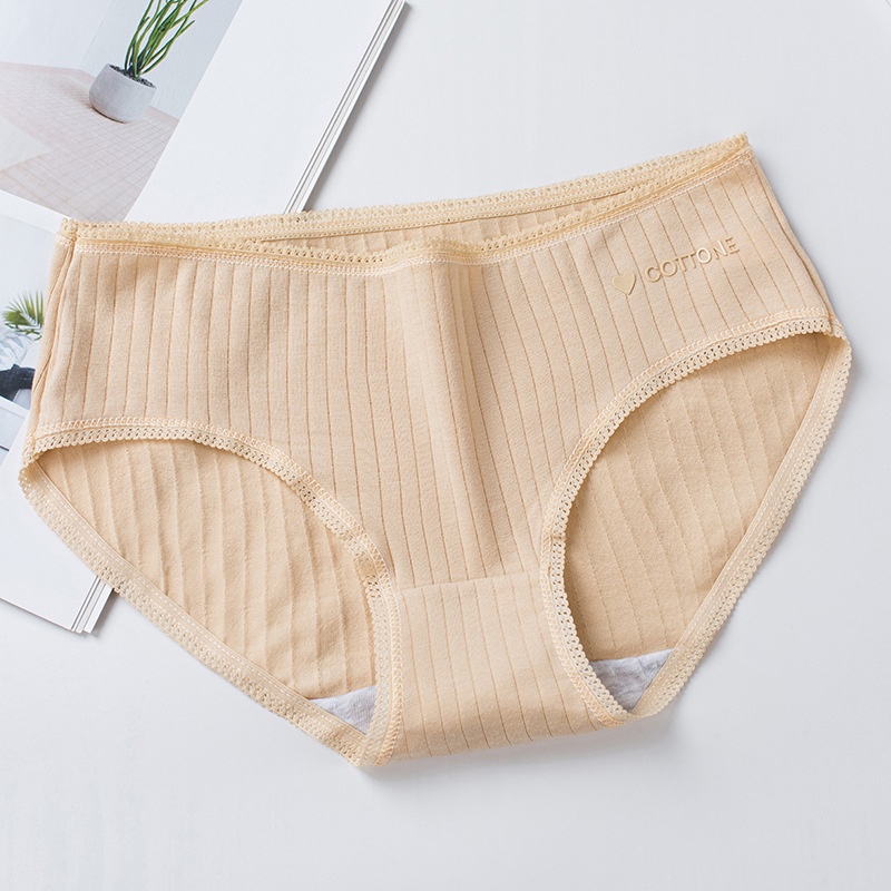 Quần lót nữ cotton tăm cao cấp thoáng khí co giãn kháng khuẩn 223 - HaSong