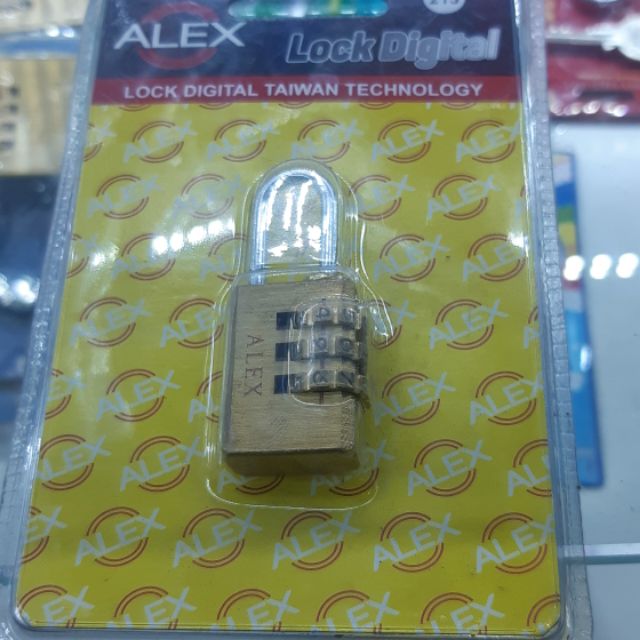 Ổ khóa 3 số nhỏ alex