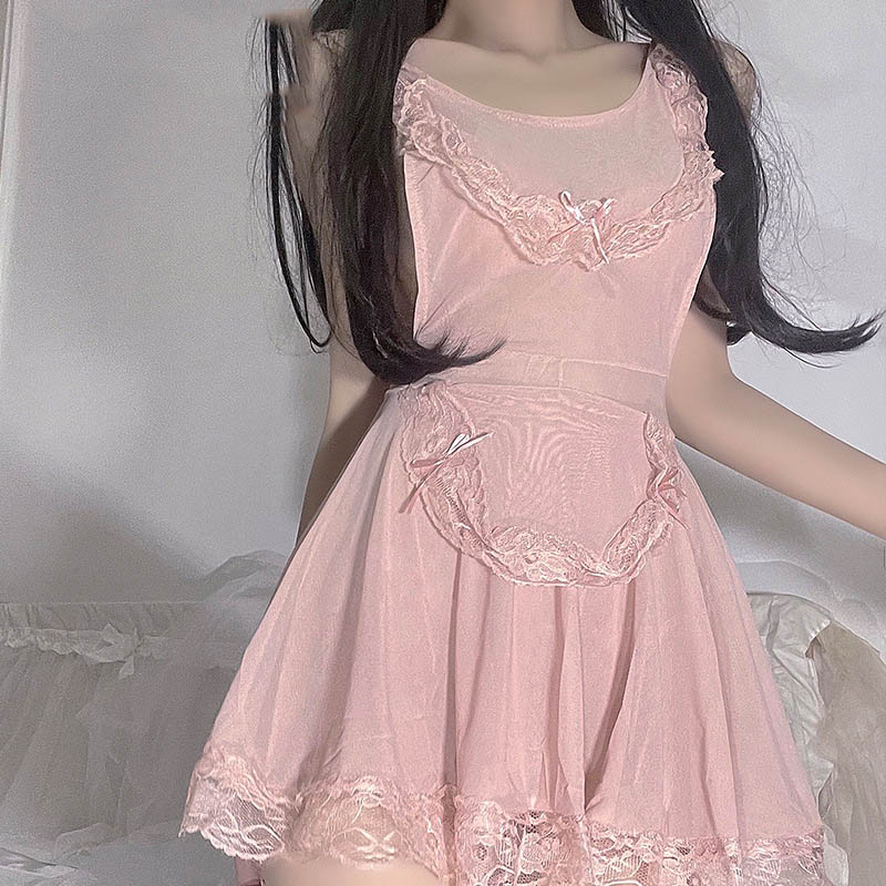 Đồ Ngủ LEOSOXS Hóa Trang Cô Hầu Gái Quyến Rũ Cho Nữ
