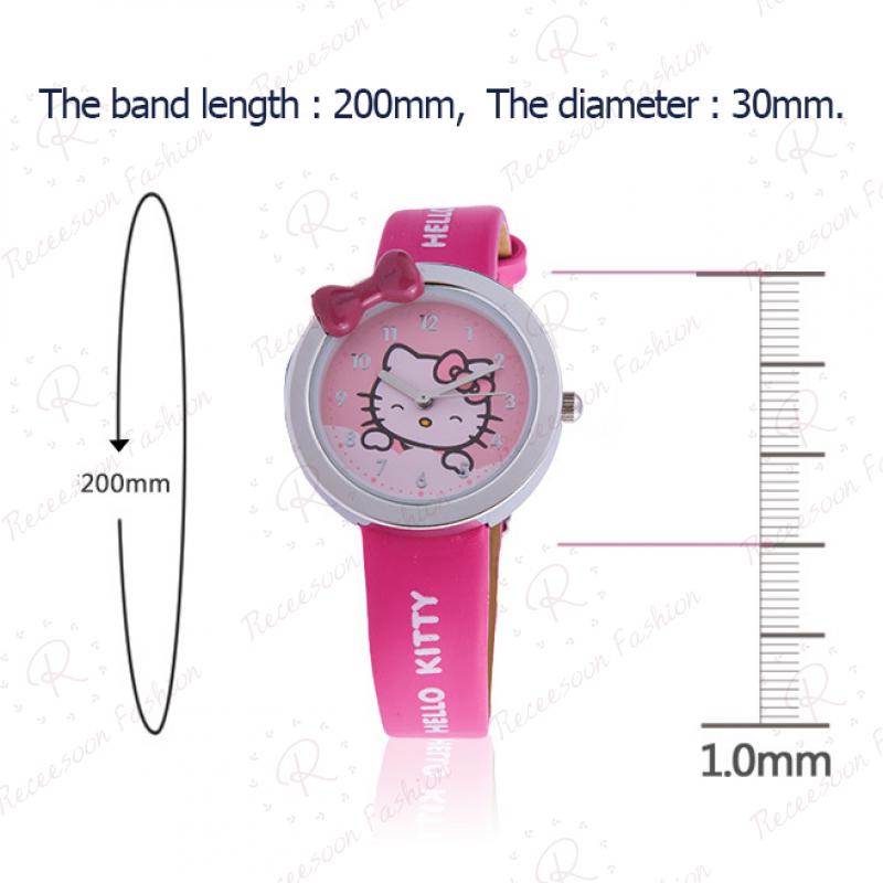 Đồng hồ Hello Kitty dây da dành cho bé gái