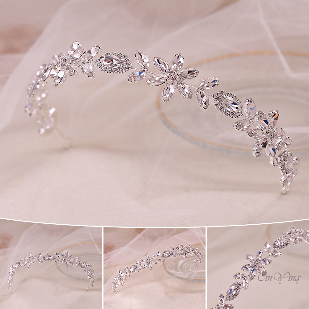 Băng đô cài tóc GETNOIVAS ổn định mạ màu sắc trang trí cho váy cưới