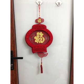 Liễn treo cửa bằng Nhung 3D trang trí ngày Tết