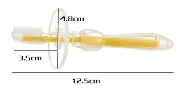 [Chọn màu] Bàn chải đánh răng silicon siêu mềm cho bé yêu 😘