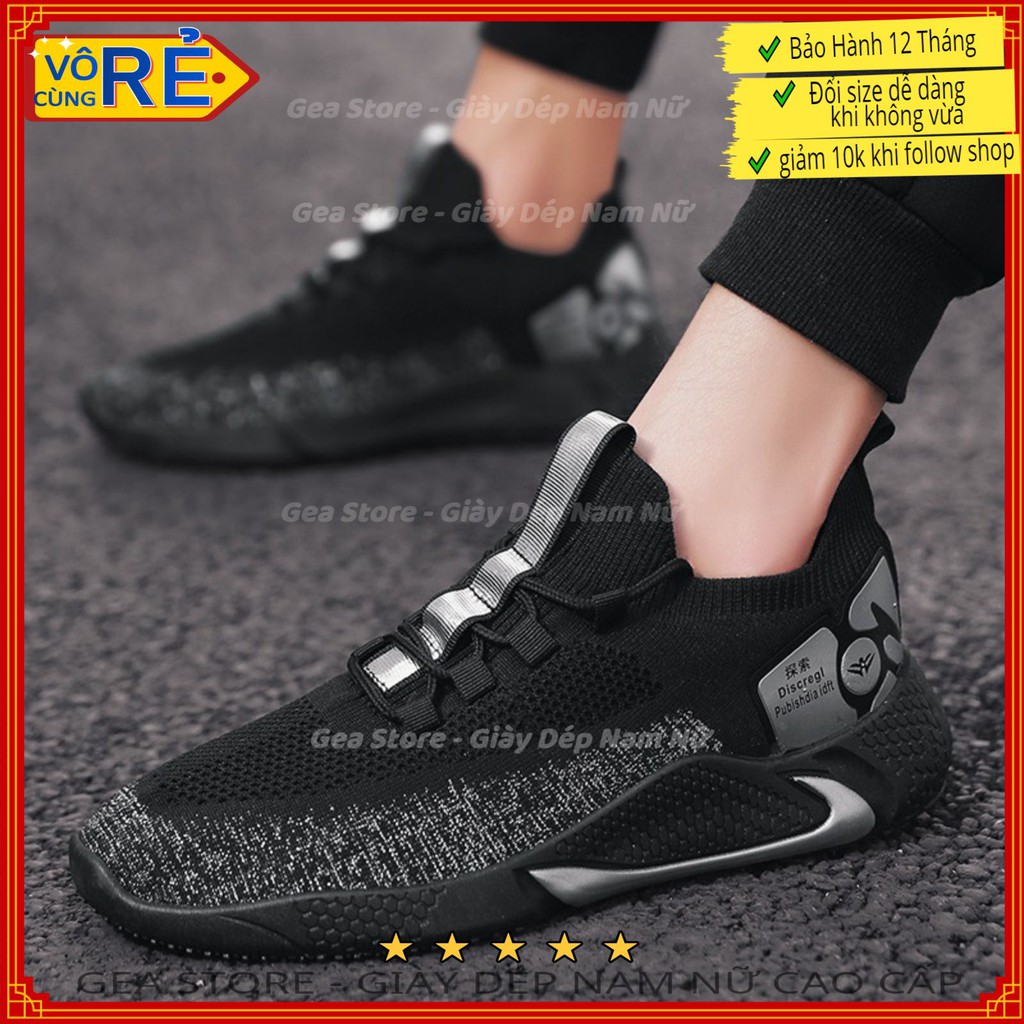 Giày thể thao nam móc xám, vàng Tahugon siêu êm - Giày sneaker nam kiểu dáng sport, tập gym cao cấp  - Mã THGTT04 | BigBuy360 - bigbuy360.vn
