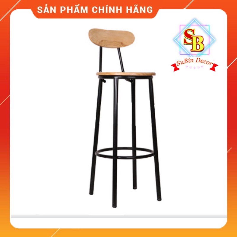 GHẾ CAO 70cm, GHẾ QUẦY BAR cho QUÁN CAFE, TRÀ SỮA, NHÀ HÀNG, QUẦY THU NGÂN, GHẾ GỖ CAO SU chân sơn tĩnh điện