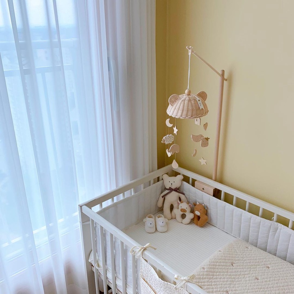 Chuông Gió Bằng Gỗ handmade Làm Bằng Thủ Công Trang Trí Phòng Ngủ Cho Bé