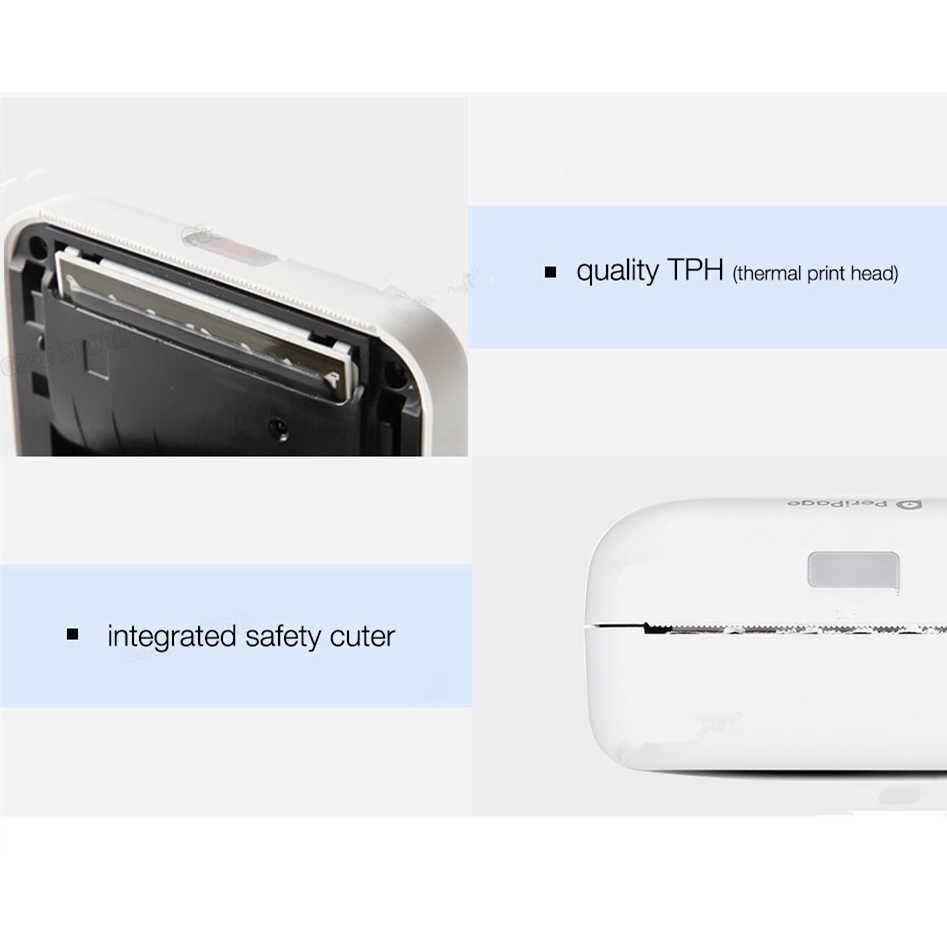 Máy in nhiệt Mini Bluetooth 4.0 không dây kèm phụ kiện chuyên dụng | BigBuy360 - bigbuy360.vn