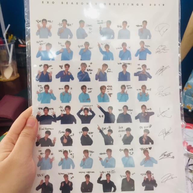 EXO Stickers - EXO SSG 2019