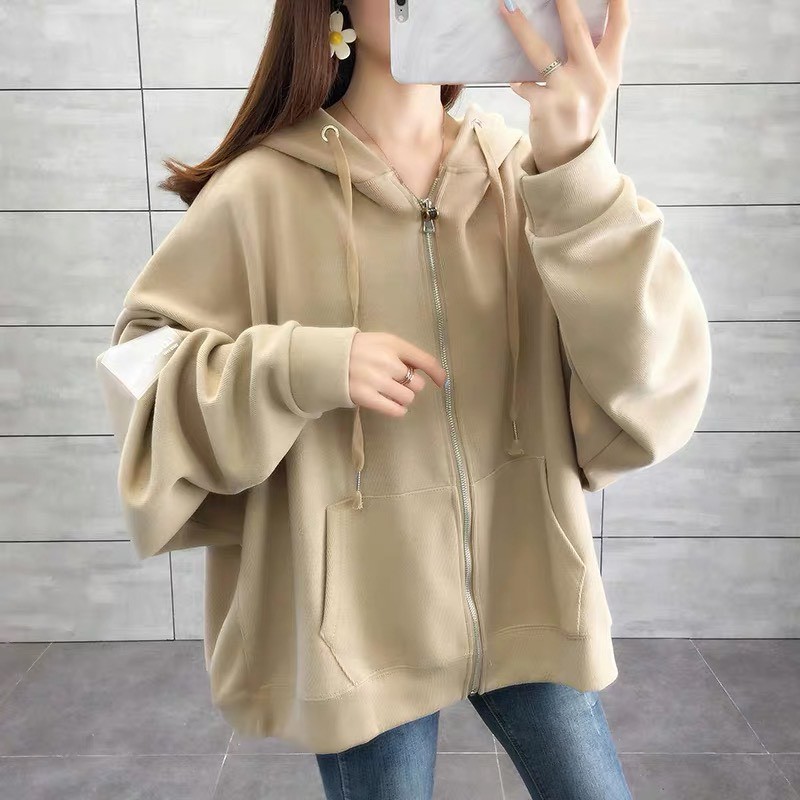 [FREESHIP XTRA] Áo Khoác Hoodie Dây Kéo Có Nón - HÀNG SHOP