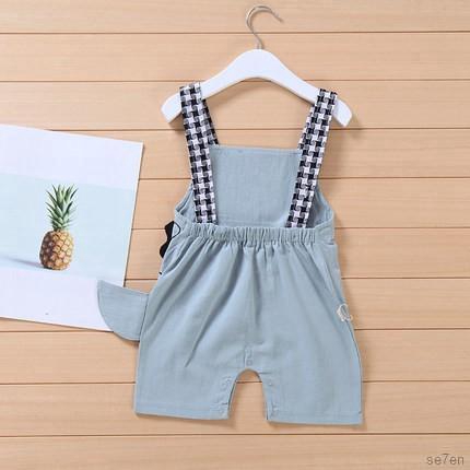 Quần short yếm cotton dễ thương cho bé