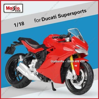 Xe Mô Hình Moto Ducati Supersport Tỉ Lệ 1:18  - Maisto - 8806