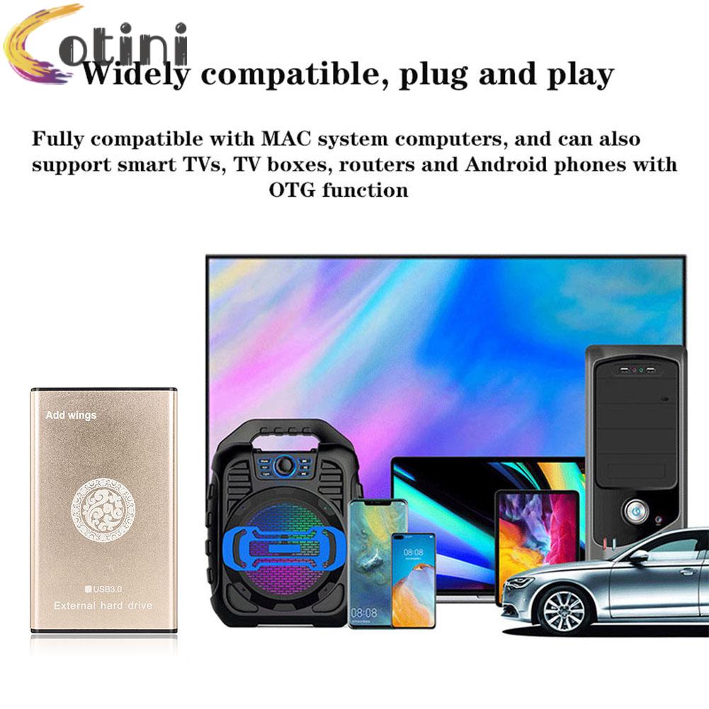 Ổ Cứng Ngoài Usb 3.0 Bằng Kim Loại Cho Laptop / Máy Tính Để Bàn | BigBuy360 - bigbuy360.vn