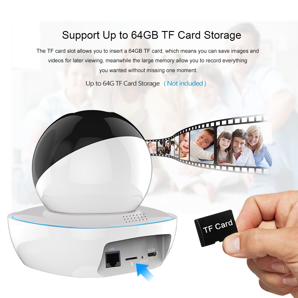 Trang chủ 1080p Camera quan sát không dây trong nhà 360 độ Camera WiFi HD Camera an ninh IP 1080P với hệ thống liên lạc