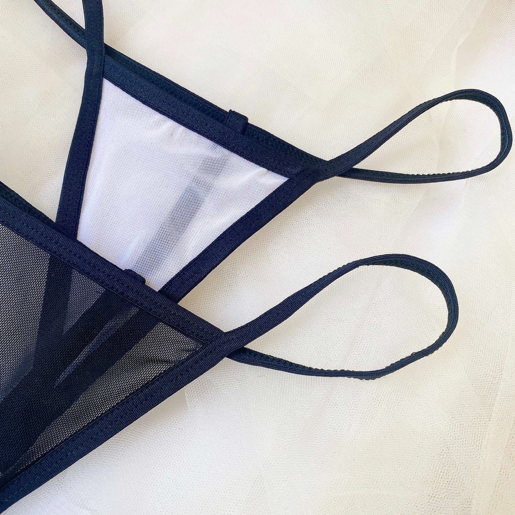 CK057 - Quần lót lưới trơn đơn giản xuyên thấu dễ kết hợp các váy ngủ - kelly wang