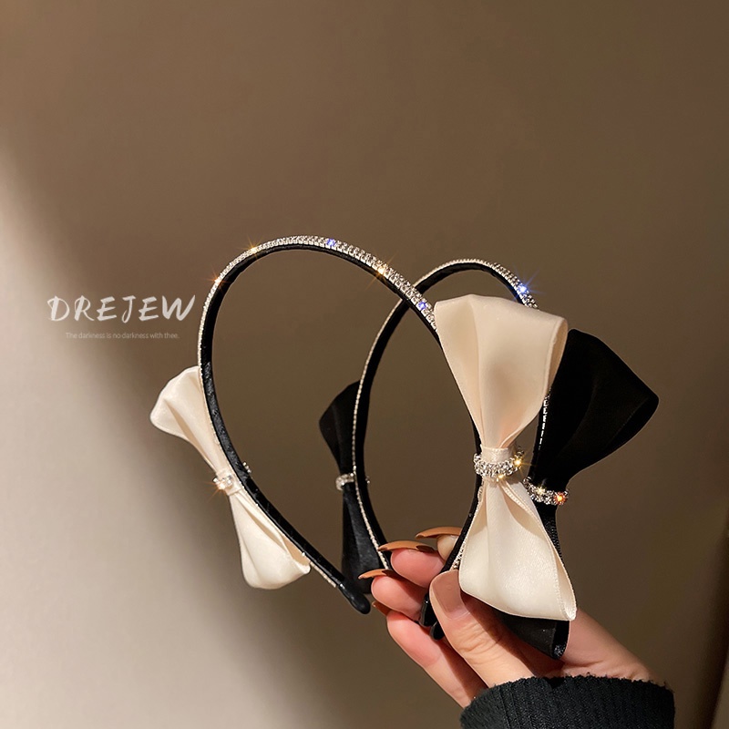 DREJEW Cài tóc đính đá phong cách Hàn Quốc thời trang cho nữ