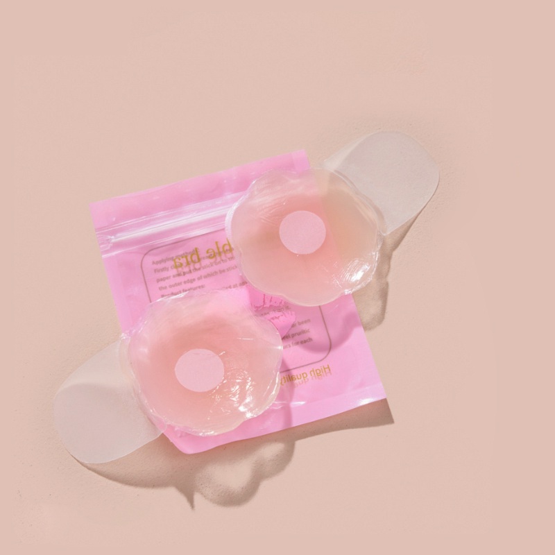 Miếng Dán Nâng Ngực Silicon UNDERCOOL Hình Hoa Dính Siêu Chắc Chống Chảy Xệ Cực Tốt  2 miếng (6,5cm)