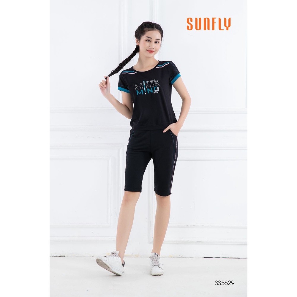 SS5629 - BỘ THỂ THAO COTTON ÁO CỘC QUẦN TRÊN GỐI