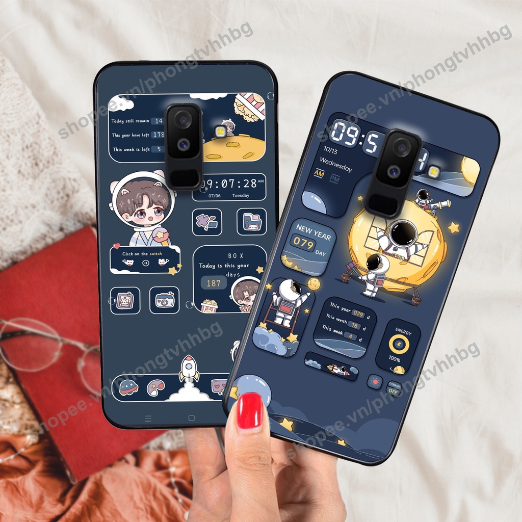 Ốp lưng Samsung J8 phi hành gia hoạt hình 3D cute giá rẻ