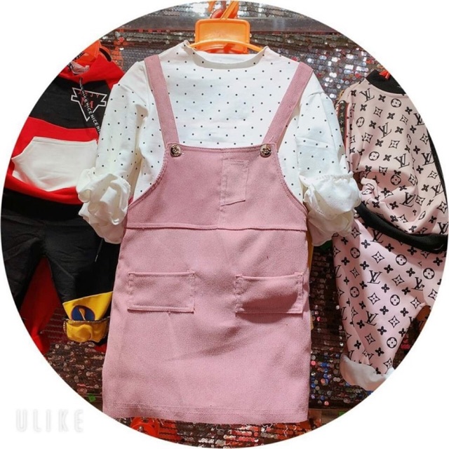 Set yếm cho bé gái