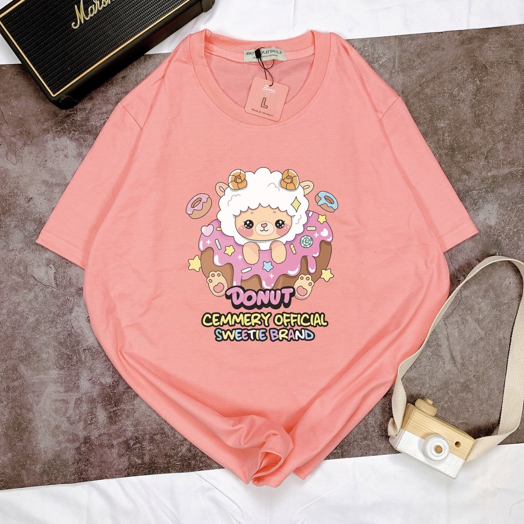 Áo thun tay ngắn Be Yourself unisex size M L XL - CỪU DONUT