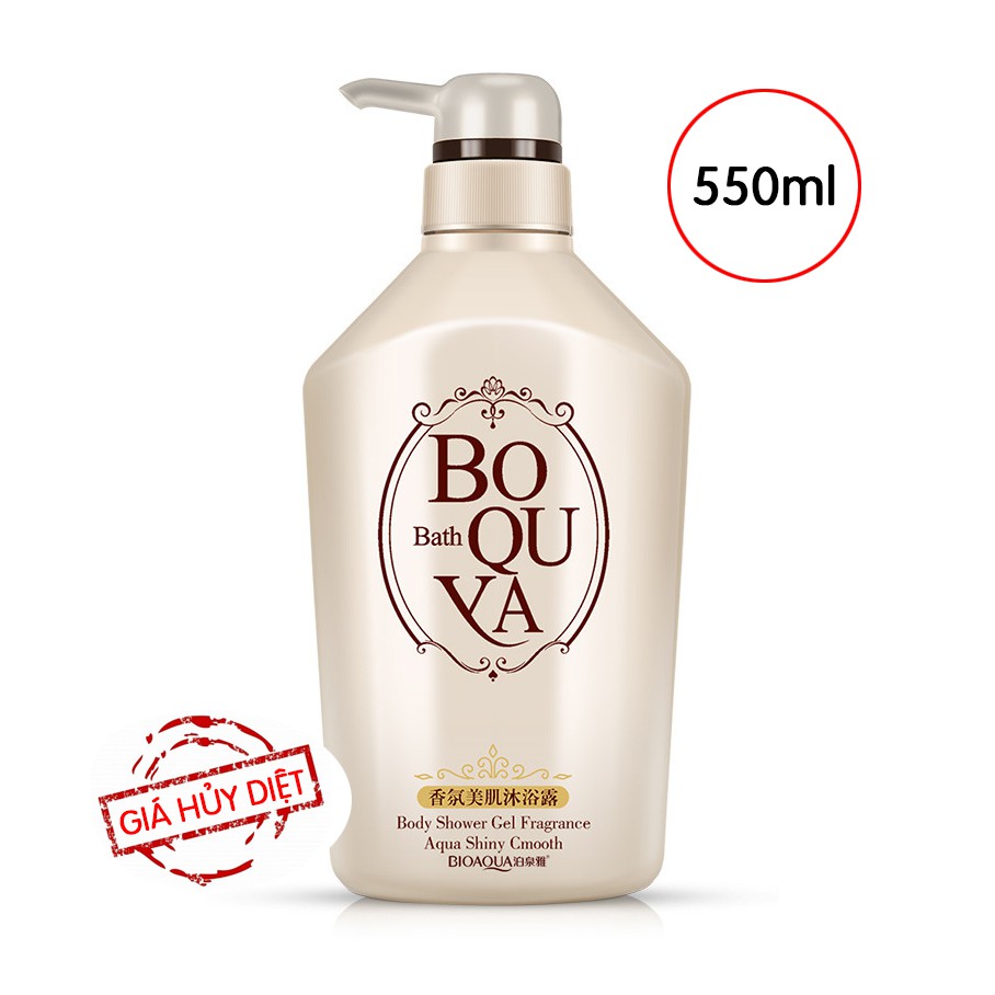 Sữa tắm nước hoa cao cấp Boquya Bioaqua 550ml