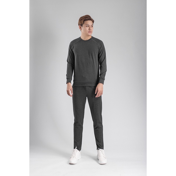 Bộ đồ thu đông Aristino cổ tròn  cotton mềm  giữ ấm  ALH001W8 ( 3 màu)