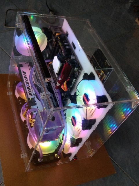 Vỏ case máy tính độc đáo - trong suốt cực đẹp - mẫu V3 | BigBuy360 - bigbuy360.vn