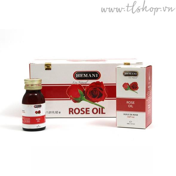 TINH DẦU HOA HỒNG HEMANI - ROSE OIL - TINH DẦU CHÍNH HÃNG 30ML