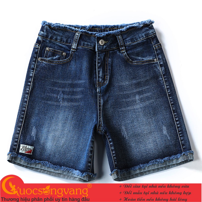 Quần short jean nữ jeans cotton quần đùi nữ đẹp GLQ130 Cuocsongvang