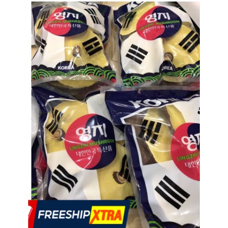 [ẢNH THẬT] Nấm Linh Chi túi xanh lam cờ Hàn Quốc, Túi 1Kg