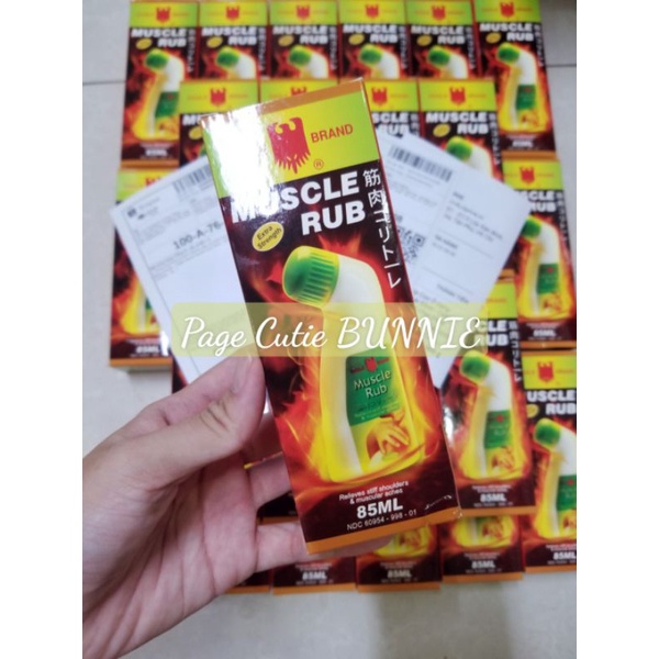 HSD 2028 - Dầu xoa bóp giảm đau hiệu Con Ó Muscle Rub 85ml / Eagle Brand / Dầu gió Dầu lăn