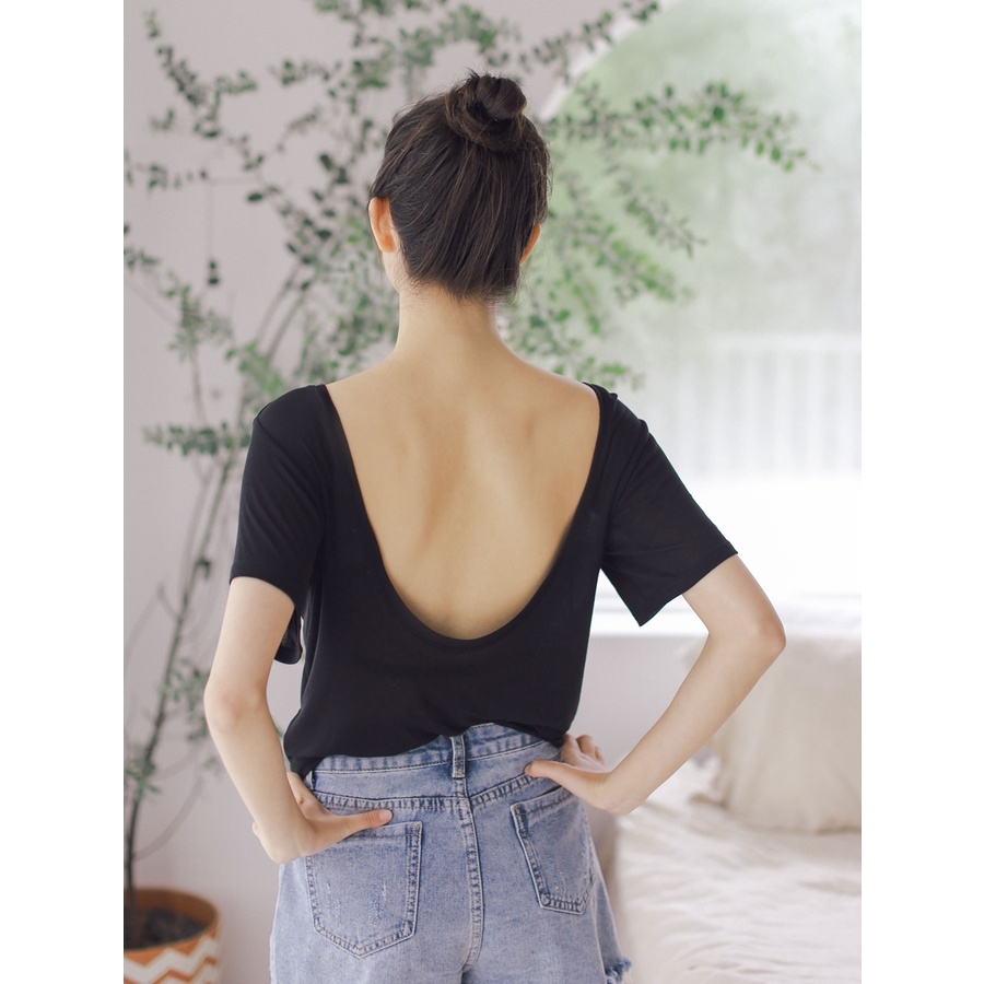 Bralette Trơn Hở Lưng Đệm Mỏng B321