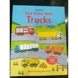 Bộ nhập - Usborne sticker book - Trucks