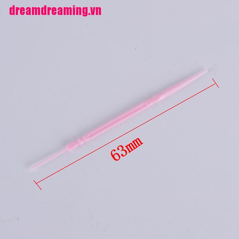 (Hàng Mới Về) 100 Tăm Xỉa Răng Với 2 Đầu Nhựa