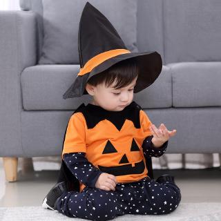 Set đồ hóa trang phong cách bí ngô halloween dành cho bé