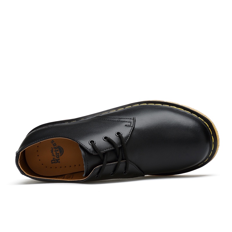 Giày martin Dr. Martens Air Wair 1461 bằng da thật sành điệu cá tính cho cặp đôi