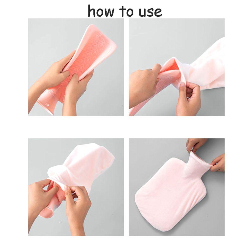 1 Bình Đựng Nước Nóng Giữ Ấm Bụng / Tay / Chân Bằng PVC Mật Độ Cao