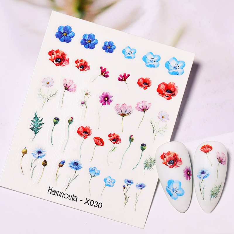 Tờ Sticker Nước Harunouta Dán Móng Tay Nghệ Thuật Thời Trang Mùa Hè