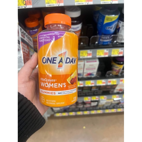 ONE A DAY women kẹo dẻo vitamin multi vitamin cho phụ nữ