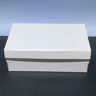 PK Hộp giấy carton trơn Trắng đựng giày dép quần áo mũ nón gói quà đóng hàng giá rẻ kèm bill thẻ giấy lụa nhật