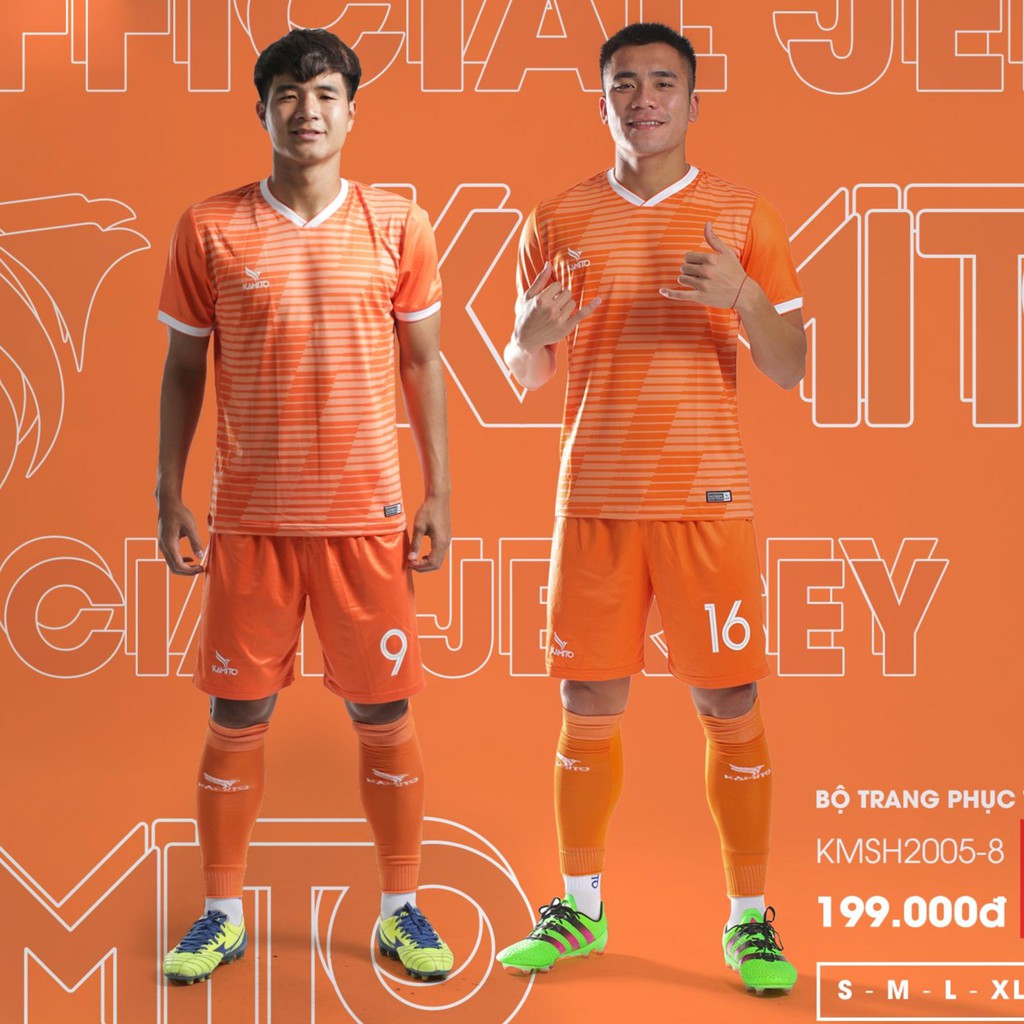 - Bộ áo đá banh phôi Kamito chính hãng Đà Nẵng, Bình Dương
