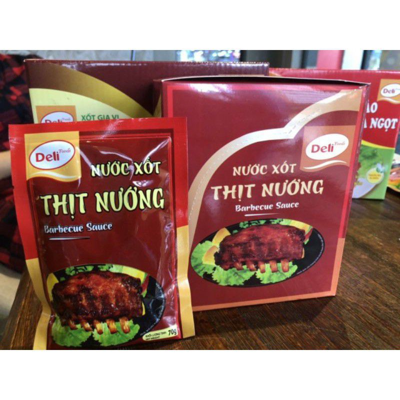 Nước xốt thịt nướng Deli Foods 70g