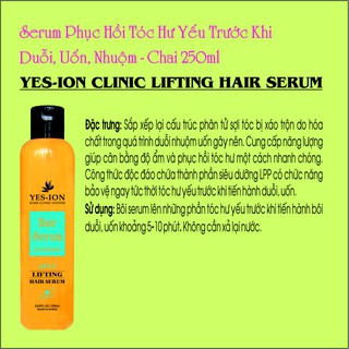 SERUM PHỤC HỒI TÓC HƯ YẾU TRƯỚC KHI LÀM HÓA CHẤT CLINIC LIFTING 250ML - SRLNLT250