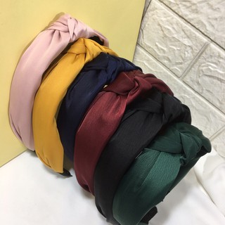🍀Bờm tóc:bờm tóc turban vải 1 màu(BTHHB1.D0)