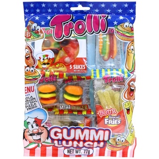 Kẹo dẻo trolli gummi lunch 77g - đức